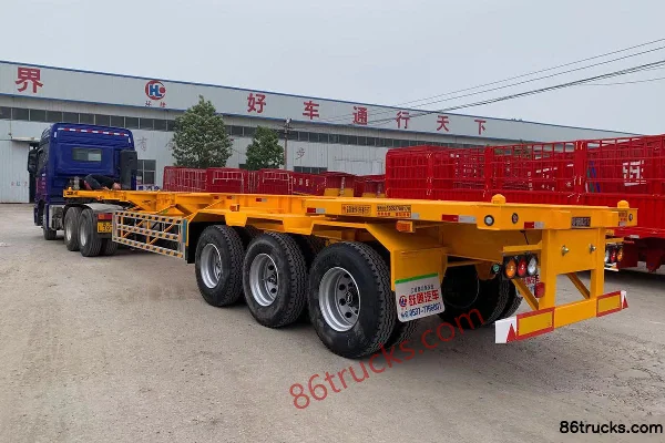 Liangshan Yuetong semi-remorque porte-conteneur 20 pieds Extérieur (2) | 86Trucks