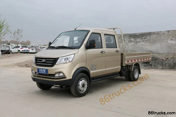 NanJun Ruishuai F2 Series Flagship Edition 133 hp 4X2(6 wheels) 2.515m Double Row Flatbed Mini Truck Exterior (3) | 86Trucks