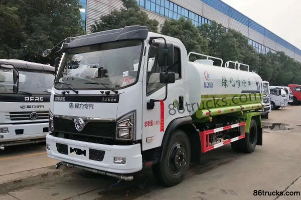 Dongfeng Furika R5 163 hp 4X2(6 wheels) Green Sprinkler Truck (Chengliwei Brand) Exterior