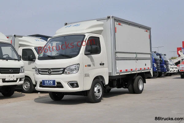Foton Xiangling M2 1.5L 116 ch 4X2(6 roues) essence 3,7 m fourgon monoplace micro camion (China VI) Extérieur (3) | 86Trucks