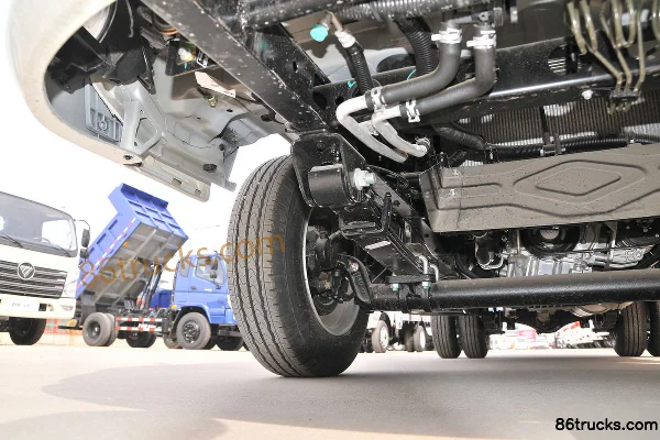 Foton Xiangling M2 1.5L 116 ch 4X2(6 roues) essence 3,7 m fourgon monoplace micro camion (China VI) Châssis (2) | 86Trucks