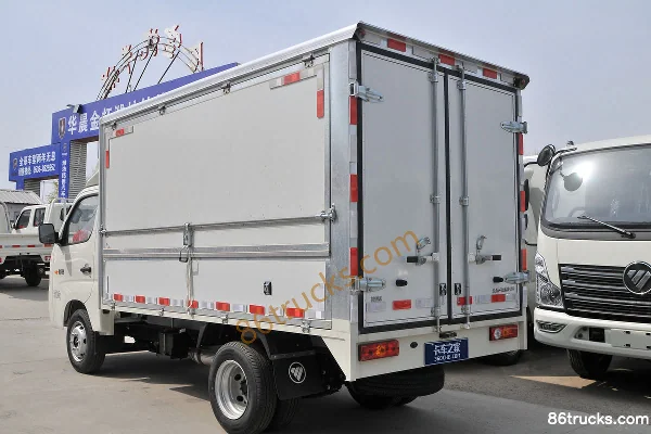 Foton Xiangling M2 1.5L 116 ch 4X2(6 roues) essence 3,7 m fourgon monoplace micro camion (China VI) Carrosserie (2) | 86Trucks