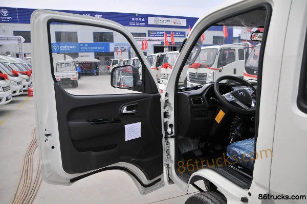 Foton Xiaojingang I 88 ch 4X2(6 roues) 3,3 m camion benne Cabine (1) | 86Trucks