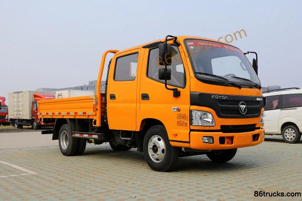Foton Aumark 3 Series 131hp 4X2(6 wheels) 3.22m Double Row Flatbed Light Truck (China VI) Exterior