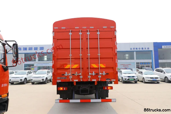 Dongfeng Tianjin VR 4L Diesel 170 hp 4X2(6 wheels) Fast Gear 8-speed 5.79m Semi-sleeper Stake Cargo Truck Body (3) | 86Trucks