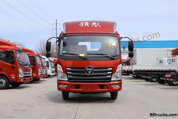 Foton Times Linghang 6 130hp 4X2(6 wheels) 3.785m double-row van light truck Exterior (2) | 86Trucks