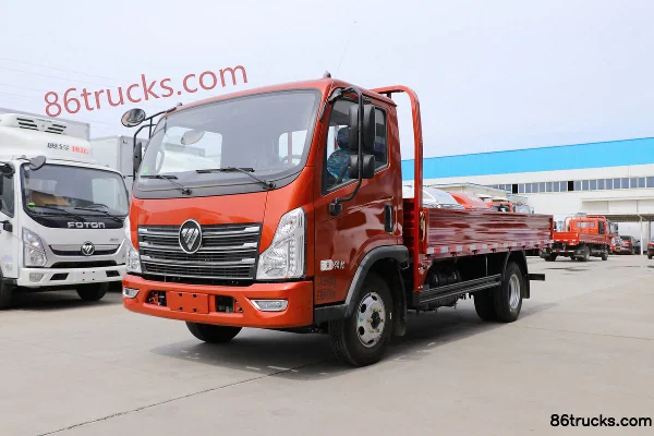 Foton Times Leading 6 150hp 4X2(6 wheels) 4.2m single-row flatbed light truck Exterior (3) | 86Trucks