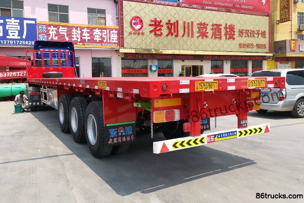Dongxu 13.75m Lowbed Semi-Trailer Exterior (3) | 86Trucks
