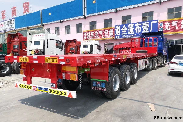 Dongxu 13.75m Lowbed Semi-Trailer Exterior (2) | 86Trucks