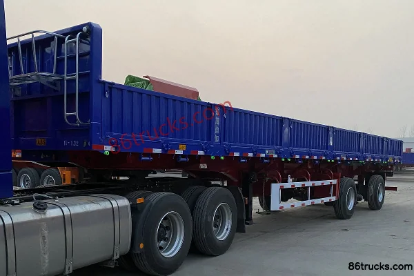 Dongxu 13m Side Dump Trailer Exterior
