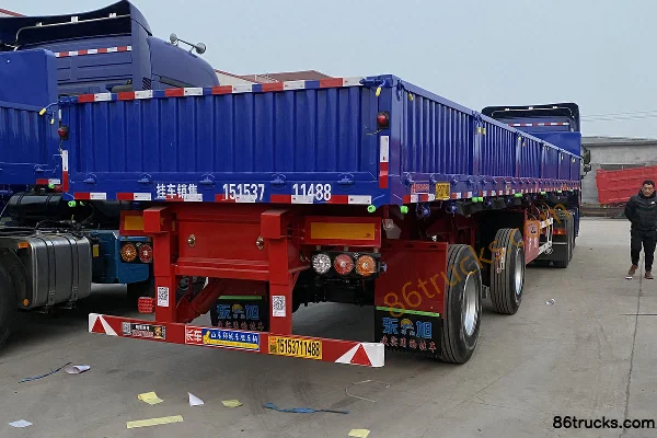 Dongxu 13m Side Dump Trailer Exterior (3) | 86Trucks