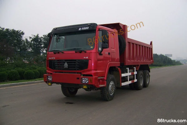 Sinotruk HOWO Heavy Truck 300 ch 6X6(10 roues) 5.17m camion benne (ZZ3257N3857C1/T2WA) Extérieur (2) | 86Trucks