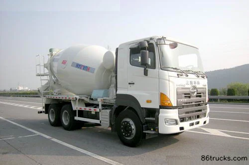 GAC HINO 700 series 350 hp 6X4(10 wheels) concrete mixer truck Exterior (3) | 86Trucks