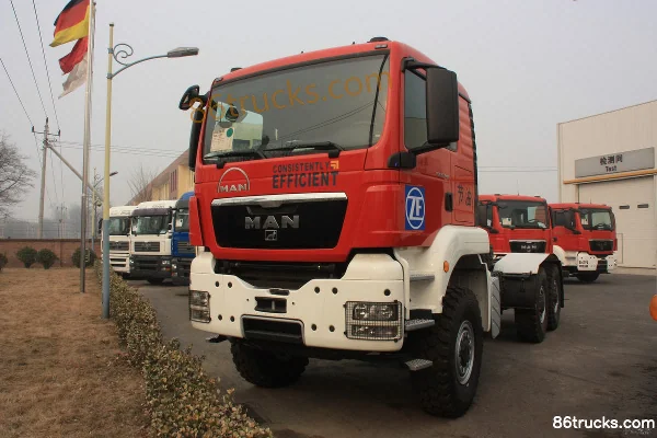 MAN TGS33 Series Heavy Truck 540 hp 6X6(10 wheels) Fire Truck (Chassis) (Model 33.540) Exterior (2) | 86Trucks
