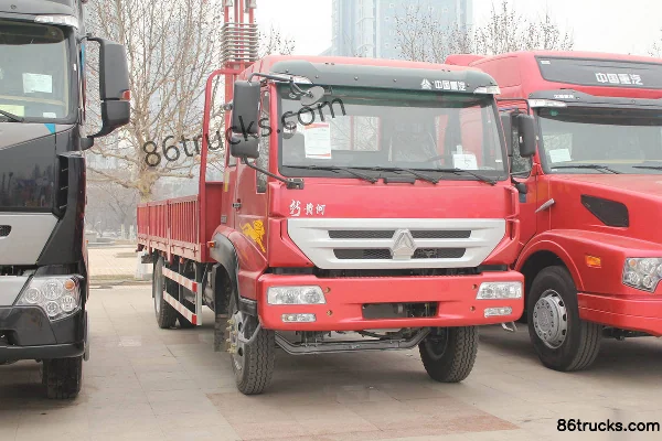 Sinotruk New Yellow River Heavy Truck 140 hp 4X2(6 wheels) Side Panel Cargo Truck Exterior (3) | 86Trucks