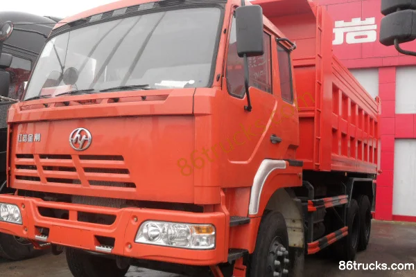 SAIC Hongyan Jingang Heavy Truck 310hp 6X4(10 wheels) 5.6m Dump Truck Exterior (3) | 86Trucks
