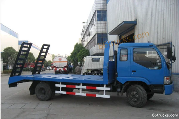 Dongfeng Jinka 103 hp 4X2(6 wheels) Flatbed Truck Exterior (3) | 86Trucks