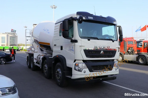 Sinotruk HOWO T5G 340hp 8X4(12 wheels) 7.7m³ Concrete Mixer Truck (Tanghong Heavy Industry Brand) (XT5319GJBT5F) Exterio