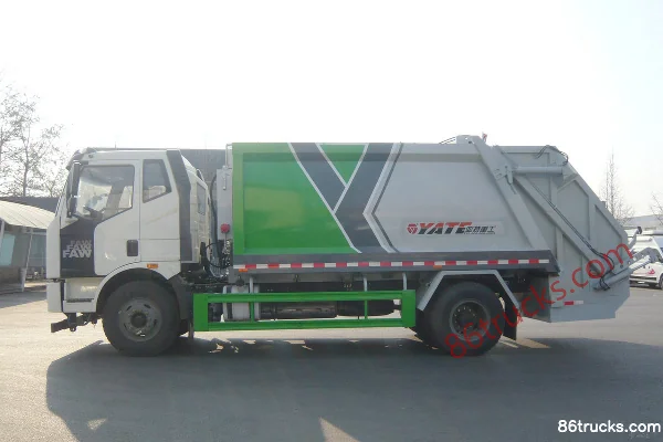 FAW Jiefang J6L 220 ch 4X2(6 roues) benne à ordures à compaction (Fast Gear) (marque Yate Heavy Industry) Extérieur (3) | 86Trucks