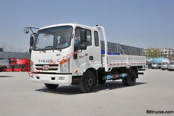 Tangjun Ouling série T3 version phare 110 ch 4X2(6 roues) 3,88 m semi-cabine camion léger à ridelles Extérieur (3) | 86Trucks