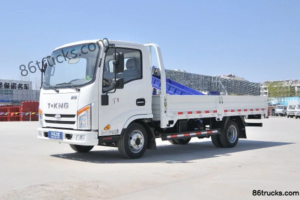 Tangjun Ouling série T1 102 ch 4X2(6 roues) camion léger à ridelles cabine simple 3,7 m Extérieur (3) | 86Trucks