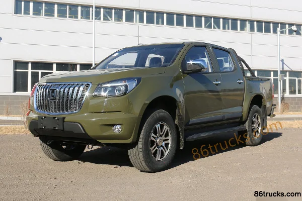 Aerospace Linghe Qihangxing 2020 Deluxe 2.5T Diesel 150hp 4WD Short Wheelbase Double Row Pickup Cab (5) | 86Trucks
