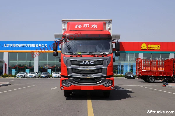 JAC Gallop A6LII Medium Truck 220hp 4X2(6 wheels) 6.8m Van Cargo Truck (China VI) Exterior (2) | 86Trucks