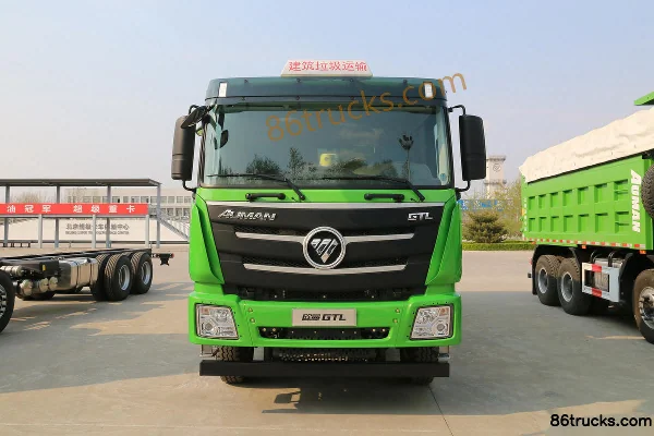 Foton Auman GTL 9 series heavy truck 375 hp 6X4(10 wheels) 5.2 m dump truck Exterior (2) | 86Trucks