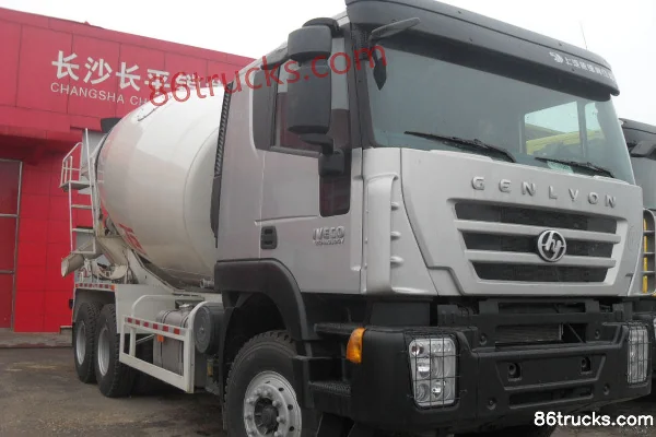 SAIC Hongyan Genlyon 380 ch 6X4(10 roues) camion malaxeur Extérieur (2) | 86Trucks