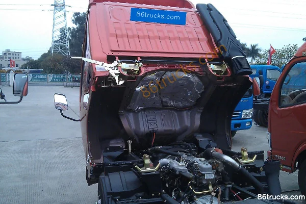 Dongfeng E280 115 ch 4X2(6 roues) 3,3 m camion porteur à double cabine Châssis (2) | 86Trucks