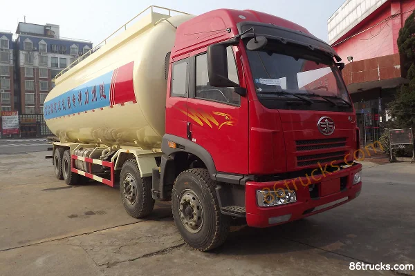 FAW Jiefang Aowei J5P 350 hp 8X4(12 wheels) Bulk Powder Tanker (Xingshi Brand) Exterior (2) | 86Trucks