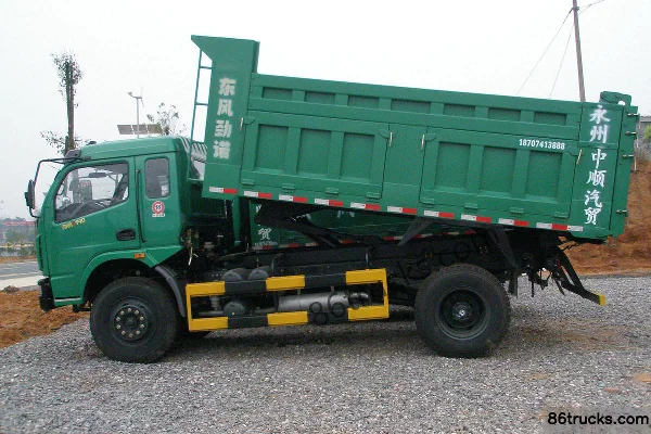 Dongfeng Jinnuo 130 hp 4X2(6 wheels) 4.3m dump truck Exterior (2) | 86Trucks
