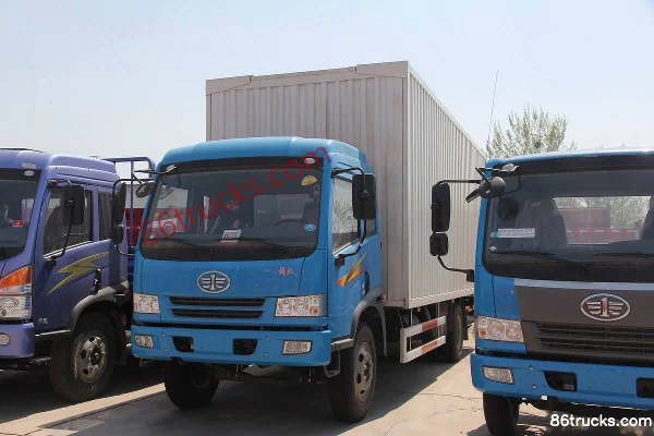 FAW Jiefang Qingdao Junwei (J5K) Medium Truck 180hp 4X2(6 wheels) 6.6m Van Cargo Truck Exterior (3) | 86Trucks
