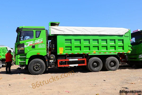 FAW Jiefang Qingdao JH6 Poids lourd 400 ch 6X4(10 roues) Camion benne 5,8 m (China VI) Carrosserie (1) | 86Trucks