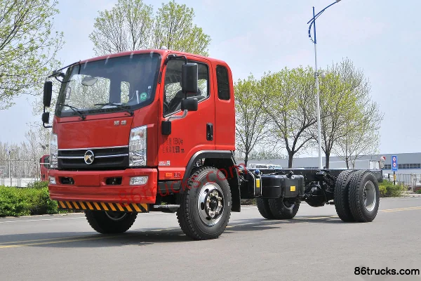 Kama Kaijie M6 160 hp 4X2(6 wheels) 5.66m Cab Chassis Flatbed Light Truck Exterior (3) | 86Trucks