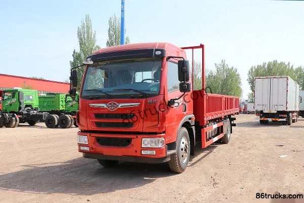 FAW Jiefang Lin VH 220 hp 4X2(6 wheels) 6.75m Single Row Flatbed Cargo Truck (China VI) Exterior (3) | 86Trucks