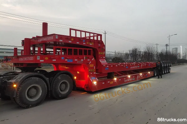Yuantengchi semi-remorque plateau bas 3 essieux 6 lignes 13 m Extérieur (2) | 86Trucks