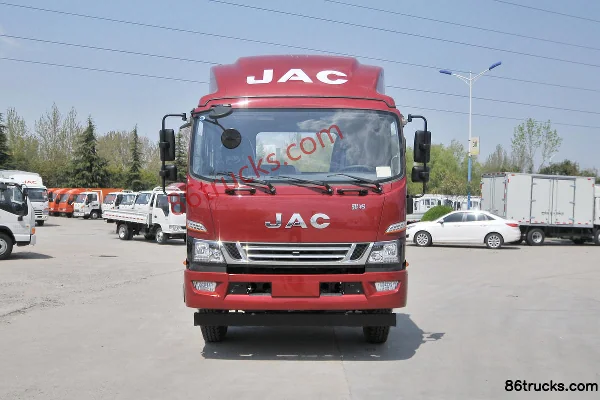 JAC Junling V8 170 hp 4X2(6 wheels) 5.48m Cab-to-Axle Flatbed Light Truck (Fast Gear 8-speed) Exterior (2) | 86Trucks