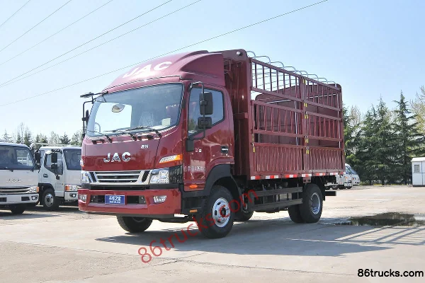 JAC Junling V8 170hp 4X2(6 wheels) 3.85m half-row cage van light truck Exterior (3) | 86Trucks