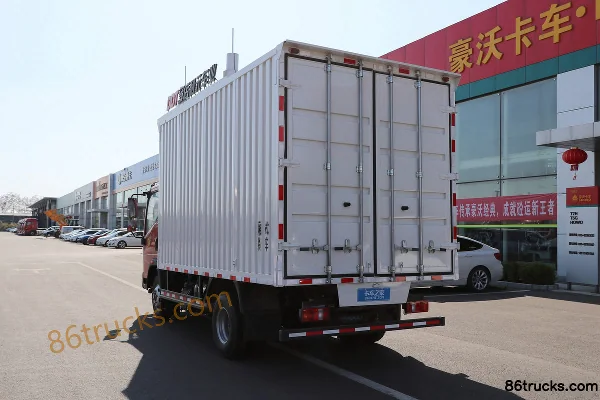 Sinotruk HOWO Wang Series 160 hp 4X2(6 wheels) 4.15m Single-row Van Light Truck (China VI) Body (3) | 86Trucks
