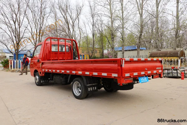 Tangjun Ouling V5 Series Deluxe 129hp 4X2(6 wheels) 3.61m Single Row Flatbed Light Truck (China VI) Body (2) | 86Trucks
