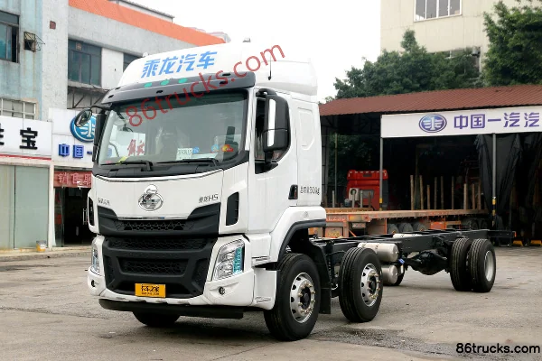 Dongfeng Liuqi Chenglong H5 Medium Truck 270hp 6X2(8 wheels) 9.7m Half-Cab Wing Opening Van Truck (Fast Gear 8-speed) Exterior (3) | 86Truck