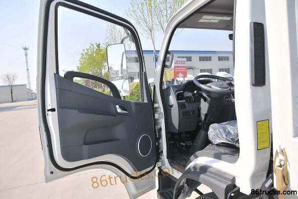 JAC Junling V6 150 hp 4X2(6 wheels) 4.18m single-row flatbed light truck (China VI) Cab (1) | 86Trucks