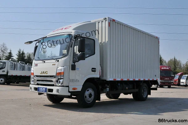 JAC Shuailing K280 88hp 4X2(6 wheels) 3.6m Single Row Van Light Truck Exterior (3) | 86Trucks