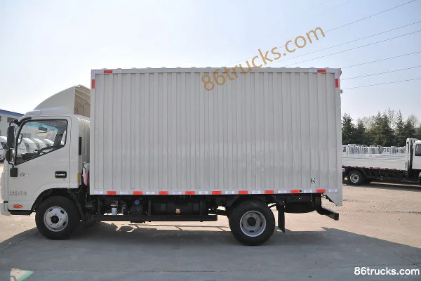 JAC Shuailing K280 88hp 4X2(6 wheels) 3.6m Single Row Van Light Truck Body (2) | 86Trucks