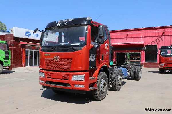 FAW Jiefang J6L Classic Edition 280hp 6X2(8 wheels) 6.8m Flatbed Truck Exterior (3) | 86Trucks