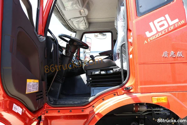 FAW Jiefang J6L camion porteur 320 ch 6X2(8 roues) châssis de camion fourgon 7,5 m Cabine (3) | 86Trucks