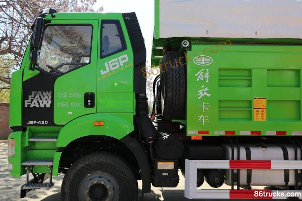 FAW Jiefang J6P Classic Edition 11.1L Diesel 420 hp 6X4(10 wheels) FAW Jiefang 12-Speed 6m Dump Truck Body (1) | 86Trucks