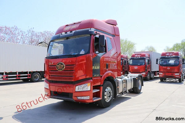 FAW Jiefang J6P Classic Edition 460 hp 4X2(6 wheels) AMT Automatic Tractor Truck (465 Welded Axle) (Hydraulic Retarder) Exterior (3) | 86Tru