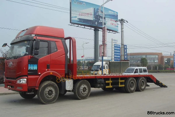 FAW Jiefang J6 330 ch 8X4(12 roues) camion plateau (marque Shenhu) Extérieur (2) | 86Trucks